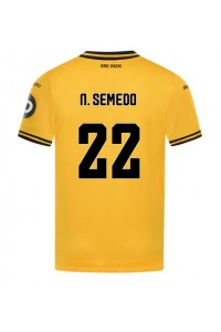 Wolves Nelson Semedo #22 Fotballdrakt Hjemme Klær 2024-25 Korte ermer